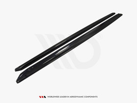 Maxton Design Gloss Black Side Skirts Diffusers Skoda Superb Iii