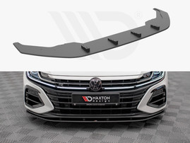 Maxton Design Black Street Pro Front Splitter VW Arteon R (2020-)