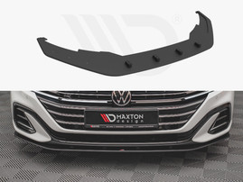 Maxton Design Black Street Pro Front Splitter VW Arteon R-Line Facelift (2020-)