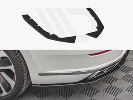 Maxton Design Black Street Pro Rear Side Splitters VW Arteon R-Line Facelift (2020-)