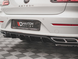 Maxton Design Gloss Black Rear Valance VW Arteon R-Line Facelift (2020-)