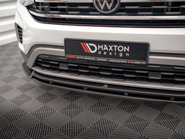 Maxton Design Gloss Black Front Splitter V.2 VW Atlas Cross Sport (2020-)