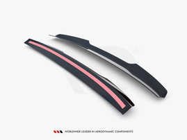 Maxton Design Gloss Black Spoiler Cap VW Caddy Mk5 (2020-)
