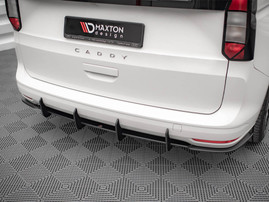 Maxton Design Black Street Pro Rear Diffuser VW Caddy Mk5 (2020-)