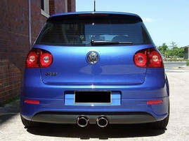 Maxton Design Rear Valance VW Golf V R32 (With 2 Exhaust Holes, For R32 Exhaust) (2003-2008)