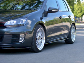 Maxton Design Gloss Black Side Skirts Diffusers VW Golf Mk6 GTI/ Gtd (2008-2012)