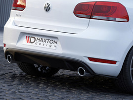 Maxton Design Gloss Black Rear Side Splitters VW Golf Vi GTI 35Th