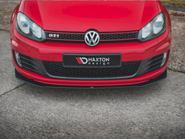 Maxton Design Black Racing Durability Front Splitter V3 VW Golf GTI Mk6 (2008-2012)