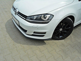 Maxton Design Gloss Black Front Splitter VW Golf Mk7 Standard (2012-2016)