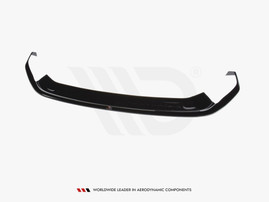 Maxton Design Gloss Black Front Splitter V.7 VW Golf R 7.5 (2017-20)
