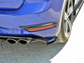 Maxton Design Gloss Black Rear Frames For Lights VW Golf R 7.5 (2017-20)