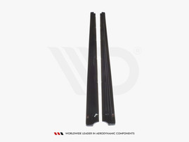 Maxton Design Gloss Black Side Skirts Diffusers VW Golf 7.5 Standard (2017-19)