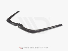 Maxton Design Gloss Black Rear Side Splitters VW Golf 7.5 Estate (2017-20)