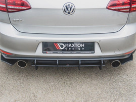 Maxton Design Black Maxton Racing Rear Side Splitters V.2 VW Golf Mk 7 GTI 2013-2016