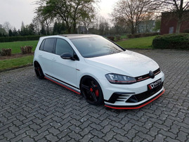 Maxton Design Gloss Black Front Splitter VW Golf Mk7 GTI Clubsport (2016-2017)