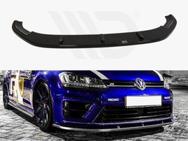 Maxton Design Gloss Black Front Splitter VW Golf Mk7 R (2013-2016)