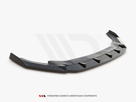 Maxton Design Gloss Black Front Splitter V.4 VW Golf R Mk7 (2013-2016)