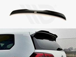 Maxton Design Gloss Black Spoiler Extension VW Golf Mk7 GTI / R