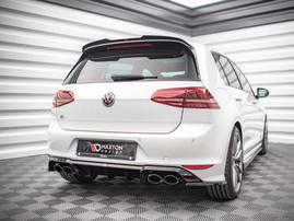 Maxton Design Gloss Black Rear Valance VW Golf R Mk7 (2013-2016)