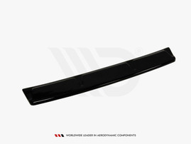 Maxton Design Gloss Black Central Rear Splitter VW Golf Mk7 R Estate (Without A Vertical Bar) (2013-2016)