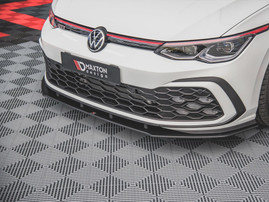 Maxton Design Black Racing Durability Front Splitter VW Golf 8 GTI / R-Line (2020-)