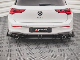 Maxton Design Black Racing Durability Rear Diffuser V2 VW Golf 8 GTI (2020-)