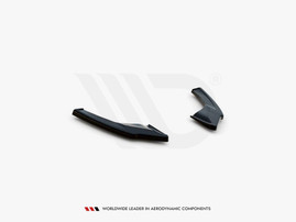 Maxton Design Gloss Black Rear Side Splitters V2 VW Golf 8 GTI Clubsport (2020-)