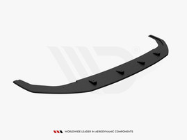 Maxton Design Black Street Pro Front Splitter VW Golf R Mk8 (2020-)