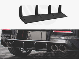 Maxton Design Black Street Pro Rear Diffuser VW Golf R Mk8 (2020-)