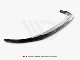 Maxton Design Gloss Black Front Splitter V.5 VW Golf R Mk8 (2020-)