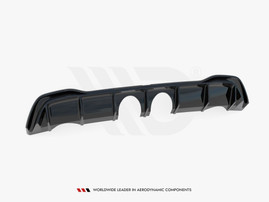 Maxton Design Gloss Black Rear Valance VW Golf Mk8 (R32 Look) (2020-)