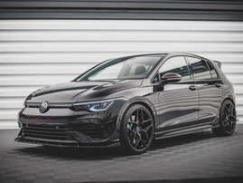 Maxton Design Gloss Black Side Skirts Diffusers V.2 VW Golf R Mk8 (2020-)