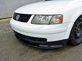 Maxton Design Gloss Black Front Splitter VW Passat B5