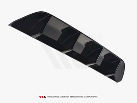 Maxton Design Gloss Black Rear Valance VW Passat R-Line B8 (2015-19)