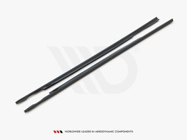 Maxton Design Gloss Black Side Skirts Diffusers VW Passat B8 (2014-2019)