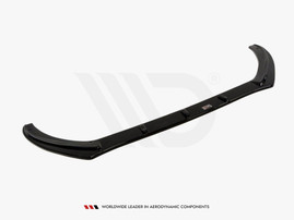 Maxton Design Gloss Black Front Splitter VW Polo Mk5 Standard (2009-2014)