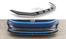 Maxton Design Black Maxton Racing Front Splitter VW Polo GTI Mk6 (2017-)