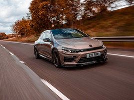 Maxton Design Gloss Black Front Splitter V.2 Volkswagen Scirocco Mk3 R Facelift (2014-2017)