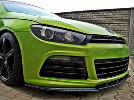 Maxton Design Gloss Black Front Splitter VW Scirocco R