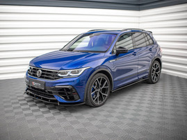 Maxton Design Gloss Black Side Skirts Diffusers VW Tiguan R / R-Line Mk2 Facelift (2020-)
