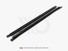 Maxton Design Gloss Black Side Skirts Diffusers VW Tiguan Allspace Mk2 (2015-2020)