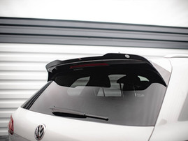 Maxton Design Gloss Black Spoiler Cap VW Touareg R-Line Mk3 (2018-)