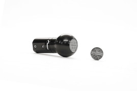 RacingLine Performance Billet Aluminium 'Manual' Gear Knob - Black - MQB / MQB Evo