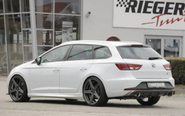 Rieger Side Skirts Satin Black - Mk3 Leon (5F) Cupra/FR 5-Door & ST Models