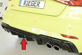 Rieger Rear Diffuser Gloss Black - S3 (8V) 3/5 Door Hatch