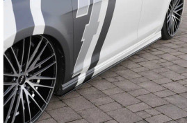 Rieger Side Skirt Extensions (Pair) Satin Black - Golf Mk7 'R'/R-Line (Pre-FL)