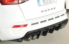 Rieger Rear Diffuser Gloss Black - Cupra Ateca 4Drive (5FP)