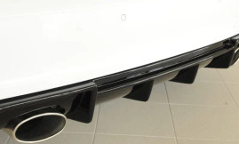 Rieger Hatchback Rear Diffuser Gloss Black - S3 (8V) Pre-FL