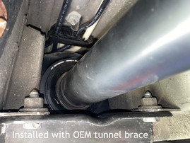 JXB Driveshaft Carrier - Porsche 955 Cayenne/7L Touareg - Street Bushings - With Tunnel Brace