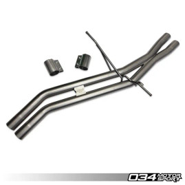 034 Motorsport Res-X Resonator Delete and X-Pipe - B8/8.5 Q5/SQ5